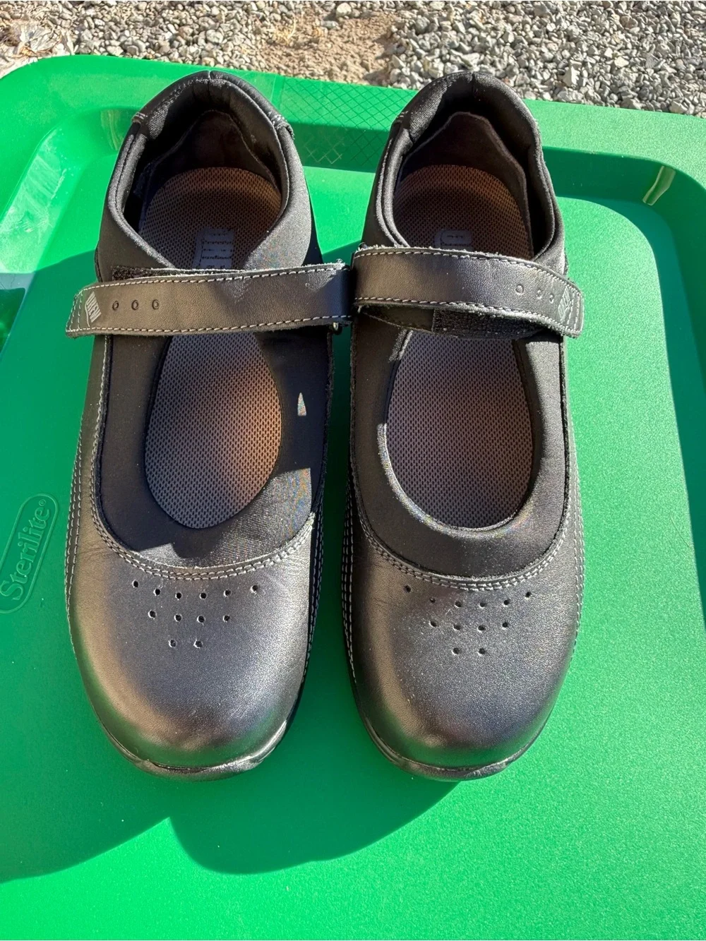 DREW Black Mary Jane Comfort Flats women’s size 7.5 Black Work Shoes